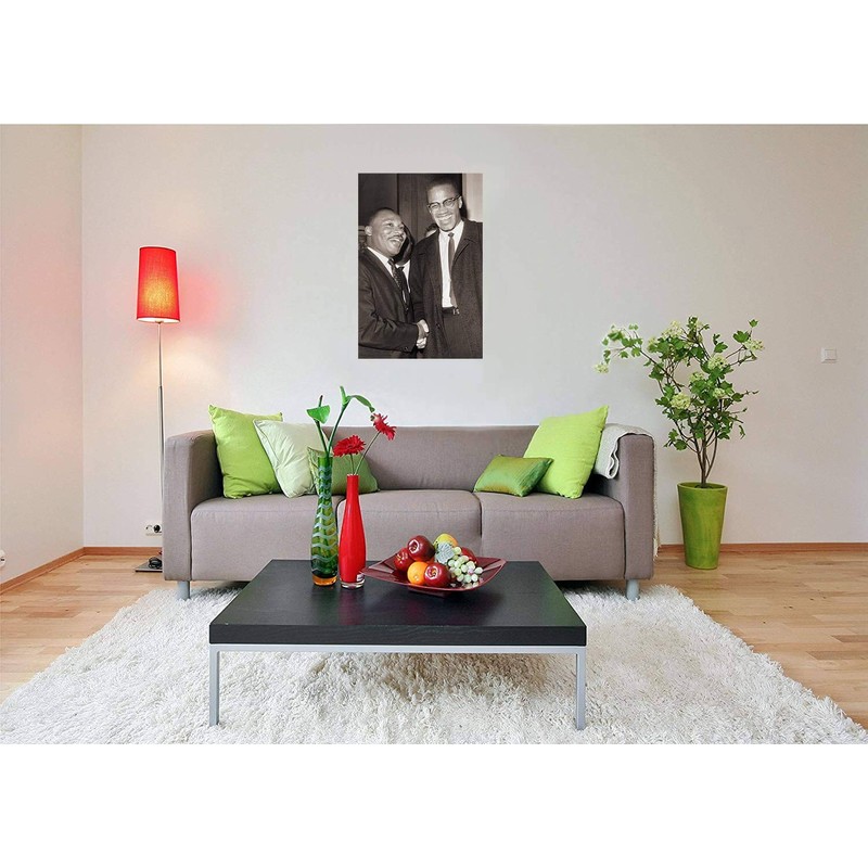 Studio B The Meeting - Malcolm X & MLK Poster