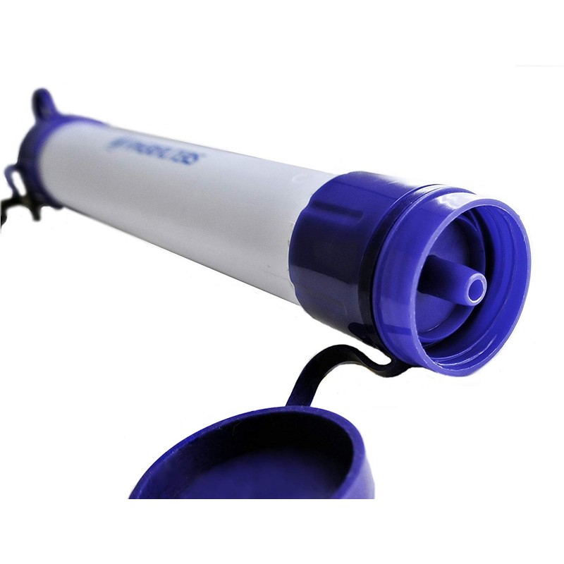 FINERFILTERS Personal Portable Water Filter Straw with Activated Carbon -
