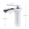 NDZZQBPGO Basin Faucets Waterfall Bathroom Faucet Single Handle Basin Mixer
