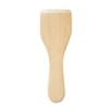 DOITOOL 4pcs Small Beech Butter Spatulas Non- Stick Wooden Turner