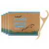 Palillos de hilo dental natural, 200 unidades, sin BPA, veganos,