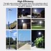 Solar Light Remote Control IP64 Waterproof Wide Coverage White Lighting