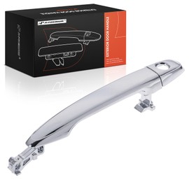 A-Premium Front Driver Side Exterior Door Handle with Keyhole Compatible with Toyota Camry 2007-2011, Tacoma 2005-2015, Highlander, Sienna, 4Runner, Avalon & Lexus RX400h, RX350, RX330, GX470, Chrome