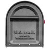 Architectural Mailboxes Sequoia Heavy Duty Post Mount Mailbox in Pewter