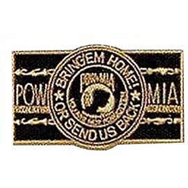 Pack of 24 POW MIA Bring Em Home Or Send Us Back Bike Hat Cap Lapel Pin HP4969