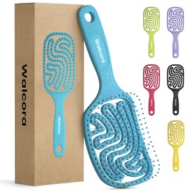 WALCORA Hair Brush without Pulling, Detangling Brush, Hair Brush for Women, Men & Children, Detangler Brush for Curls, Wet, Long, Thin & Fine Hair, Anti Pull & Hair Breakage Wet Hair Hairbrush