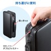 Sanwa Supply FCD-WLBD96BBK Semi-Hard Case for CD Jacket Storage (Holds