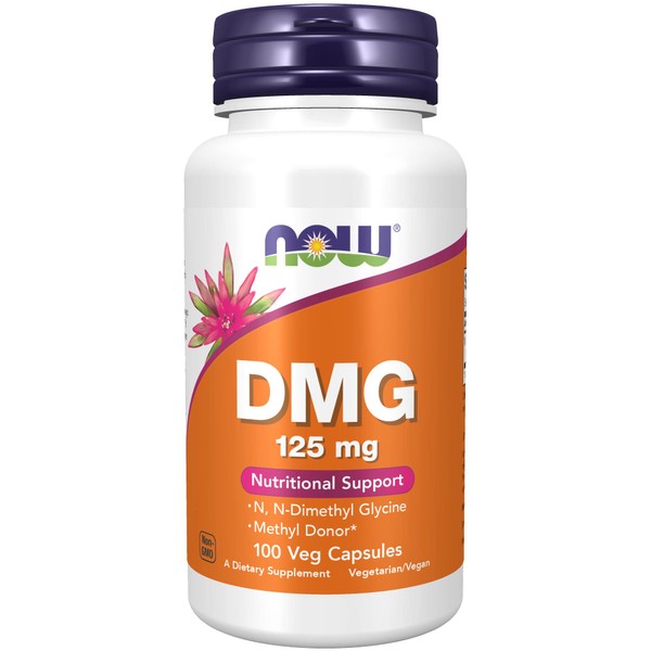 NOW Supplements, DMG (N-Dimethyl Glycine) 125 mg, Nutritional Support, 100