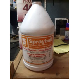 Spartan Spraybuff Water Based Shine Maintainer Floor Care Cleaner 1 Gallon #4440