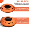 Meagoo Heavy Duty Snow Tube, Inflatable Durable 40" Snow Sled