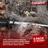 Caliastro 12-Inch Wood Pruning Saw Blades for Reciprocating/Sawzall Saws -