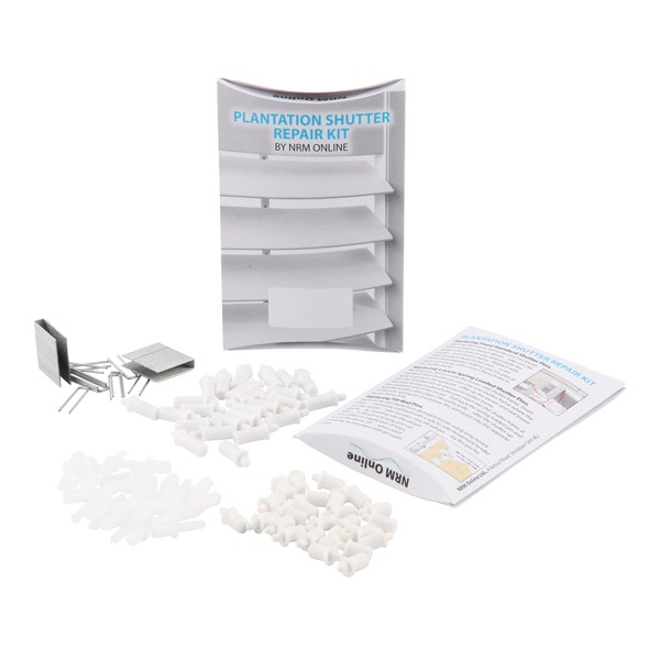 Plantation Shutter Repair Kit 40 PCS 10,Tilt Rod Staples10, Regular