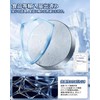 Powerful Ice Packs, Incredible Cold Power, Round Size, Diameter 3.7