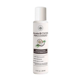 Aceite de Coco Fraccionado | 100% Puro y Certificado | Vehículo para Aceites Esenciales | Aceite Portador Aromaterapia | Ideal para masaje | Hidratatante de piel y cabello | No grasoso, fácil absorción | Árbora 120ml