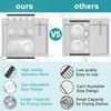 BBXTYLY Extra Expandable Roll Up Dish Drying Rack,Over The Sink