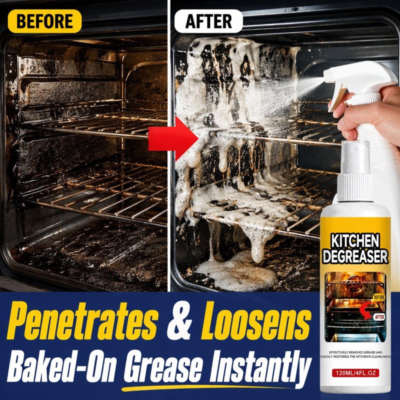2PCS Spray Grill Cleaner,Kitchen Degreaser Spray For Grill & Oven