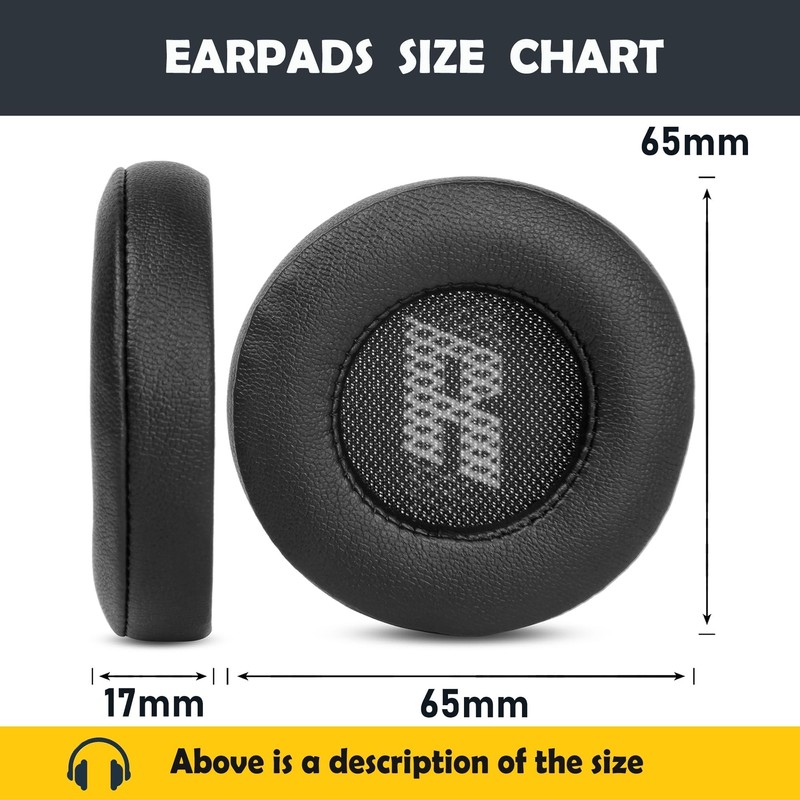 Live 400BT Earpads Cushion Replacement for JBL Live 400BT Headphone