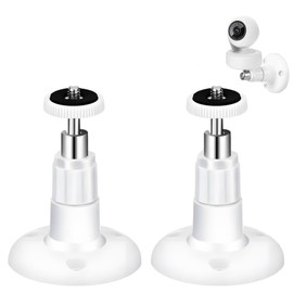2 Pcs Ring No Drill Mount Set,Ring Camera Mount Surveillance Camera Bracket Ring Doorbell Mount No Drill Adjustable Ring Stick Up Camera Mount Easy to Carry About Easy to Install