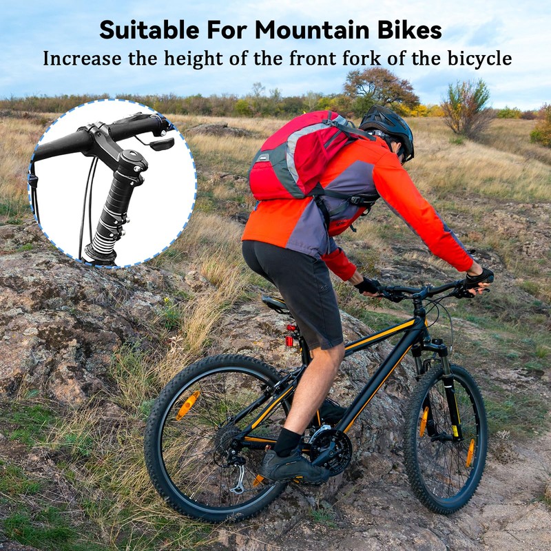 BDHYYM Bicycle Handlebar Stem Bicycle Handlebar Raiser Height Adapter, Increase