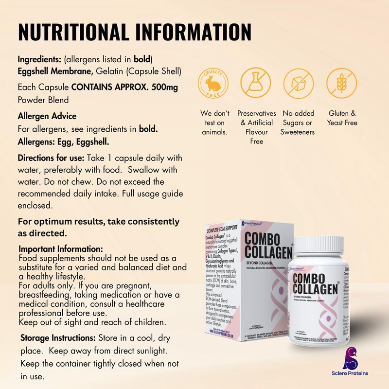 Combo Collagen® Premium Eggshell Membrane Collagen Capsules – Beauty from