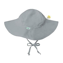 i play. Baby Brim Sun Protection Hat, Gray, 9-18 Months