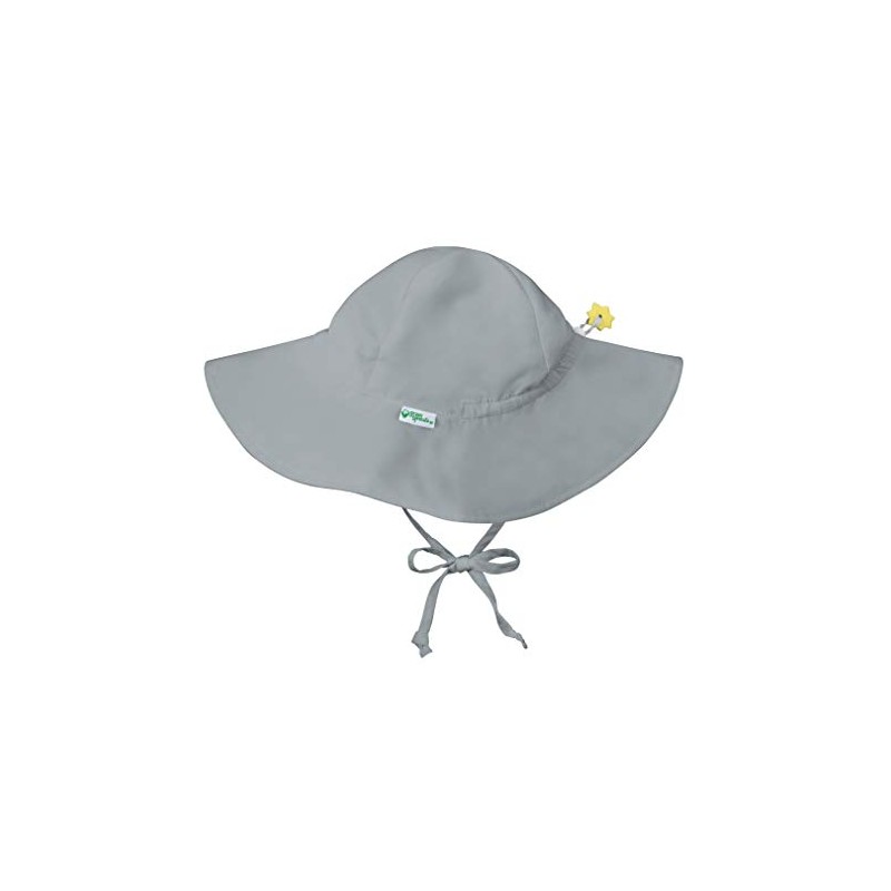 i play. Baby Brim Sun Protection Hat, Gray, 9-18 Months