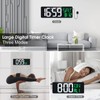 Xflyee 17 Inch Digital Wall Clock Large Display Bluetooth Sync