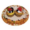 Visroco 40 PCS 9 '' Thanksgiving Paper Plates Fall Theme