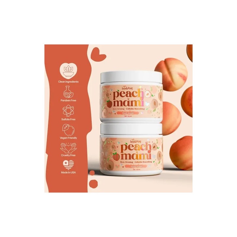 Peach Mami Crema Corporal Reafirmante Original Amatemas 60ml