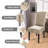 Alishomtll Dining Room Chair Covers Set of 6, High Stretch