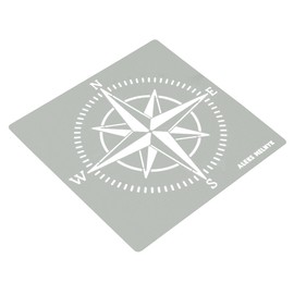 Aleks Melnyk #72 Compass Rose Stencil, Nautical Stencil for Painting on Wood, Template Craft Wood Burning, Pyrography, Painting and Engraving, Patterns