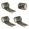BOROLA Self-Adhesive Protective Camouflage Tape Cling Scope Wrap Camo Stretch