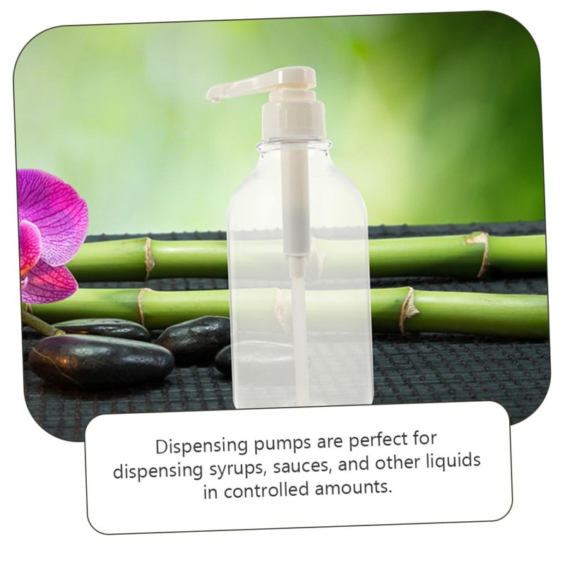 DOITOOL 6pcs Coffee Syrup Dispenser Pump Squeezer for Flavoring Soap