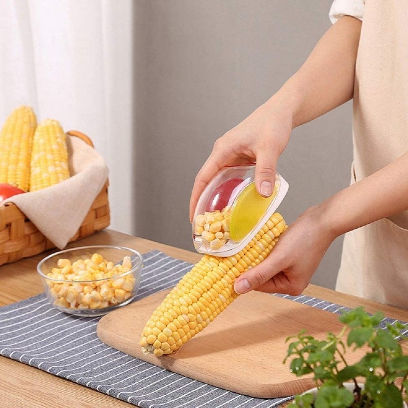 Itian Corn Stripper, Corn Peeler Handheld, Corn Cob Stripping Tool