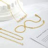 Ankle Bracelets for Women 14K Gold Silver Plated Anklets Waterproof