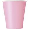 Unique Party 30883 - 9oz Baby Pink Paper Cups, Pack