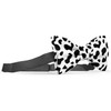 KAWAMOUSE Adjustable Pre-tied bow tie for Men (Animal Print Dalmatians
