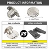 GRARRO Floor Mount Magnet Door Stopper - Invisible Magnetic Door