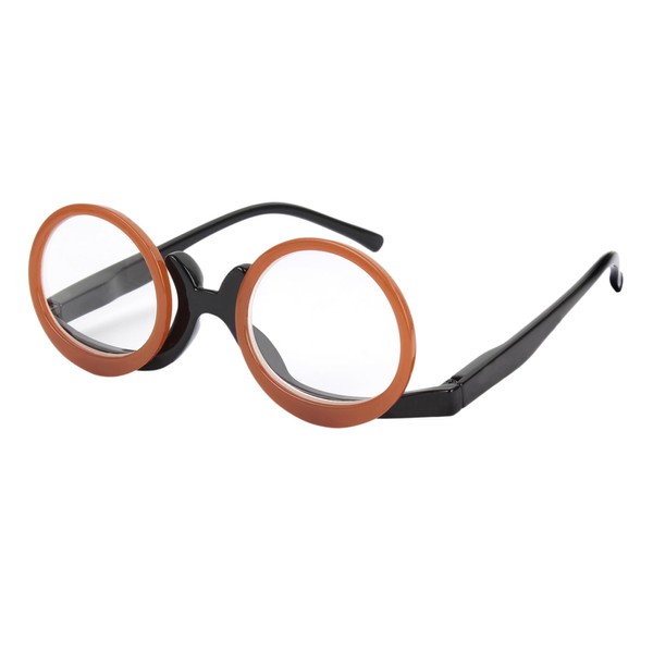 U Scinan Universal Presbyopic Glasses Folding Magnifying Reading Eyeglasses Flip-up