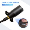 MECMO 7 Way Blade to 4 Way Flat Trailer Adapter