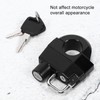 25mm 1in Motorcycle Handlebars Helmet Lock Anti Theft Security Padlock