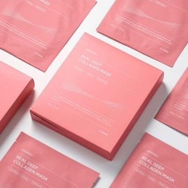 Collagen mask pack hydrogel white water glow elasticity sleep whitening nasolabial pores (8 sheets) / 콜라겐마스크팩 하이드로겔 화이트 물광 탄력 수면 미백 팔자 모공 (8매)