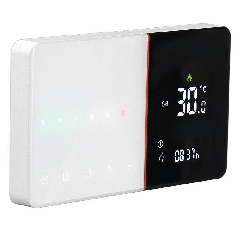 Thermostat with WIFI Voice Control Timed Programmable Slider LCD Negative