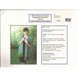 Kirsten Kapur RECTANGULAR ULMUS Shawl Kirsten Kapur for Through the Loops Knitting Pattern