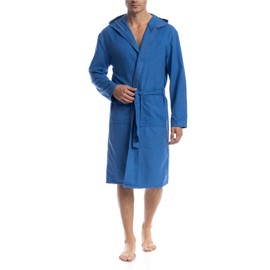 o-day Microfibre Bathrobe for Men Women Space Saving Unisex Adult Bathrobe with Pockets and Belt Ideal for Travel Pool Gym Lightweight Soft, royal