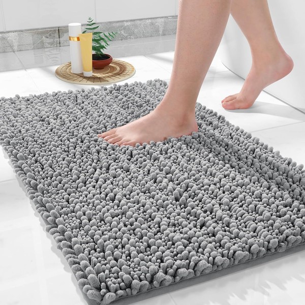 Yimobra Bathroom Mat, 51 x 81 cm, Luxury Chenille Shaggy
