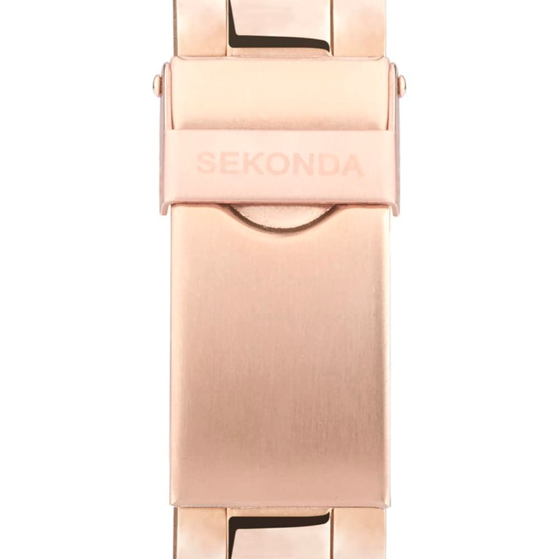 Sekonda Women's Quartz Watch with Rose Gold Dial Analogue Display