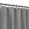 Short Shower Curtain Fabric with 66 inch Length, Waffle Weave,