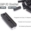 DAOKAI DIP IC Socket Adapter, 2.54mm Pitch Electronics, Component, PCB