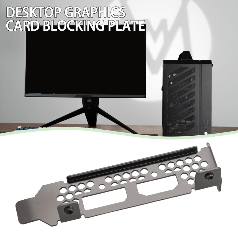 YINETTECH DP+HDM Low Profile Graphics Card Bracket Compatible with Sapphire